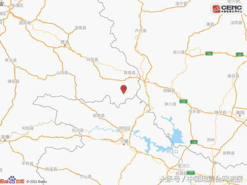 陕西商洛市商南县发生3.6级地震